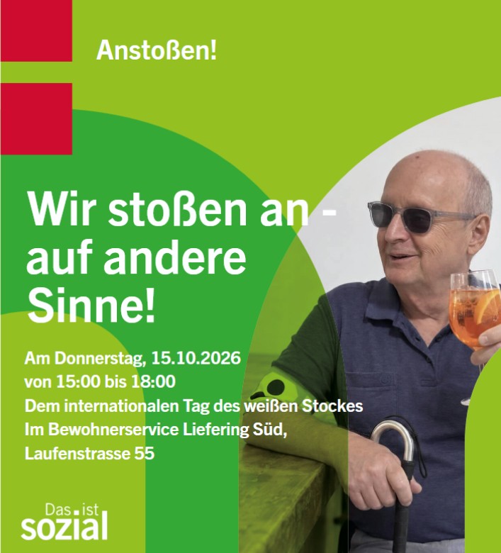 Anstoßen mit Obmann Josef Schinwald 